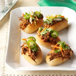 Asian Pulled Pork Sandwiches
