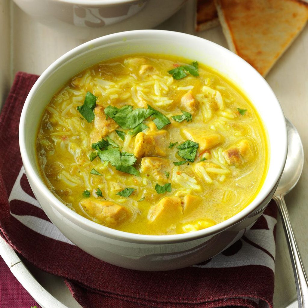 Coconut-Lime Chicken Curry Soup