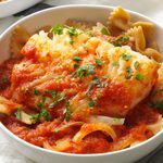 Cod with Hearty Tomato Sauce