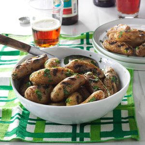 Fingerling Potatoes with Fresh Parsley and Chives