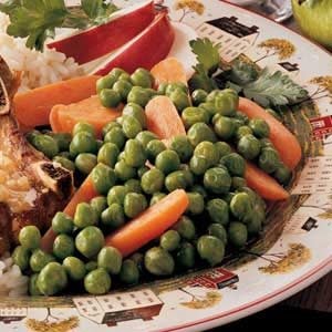 Buttery Peas and Carrots