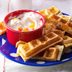 Peaches 'n' Cream Waffle Dippers