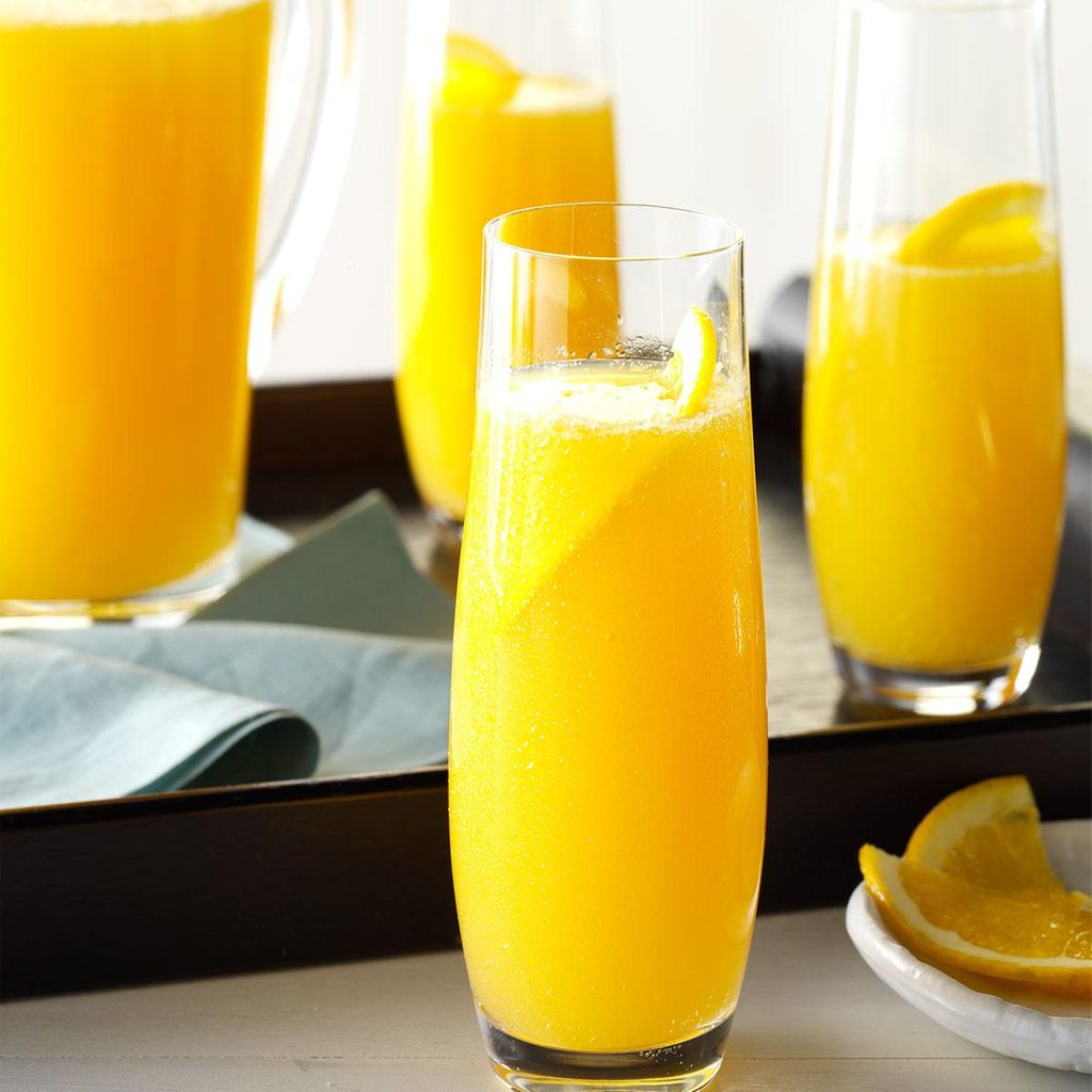 Orange-Apricot Mimosa Punch