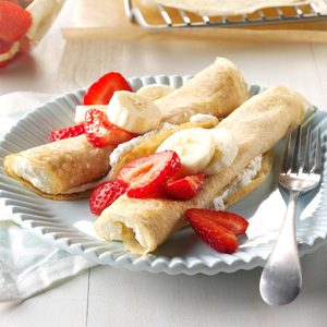 Strawberry Banana Crepes