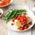 Cod with Bacon & Balsamic Tomatoes