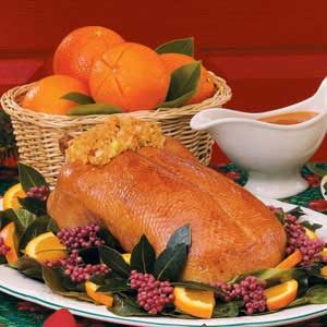 Roast Duck with Orange Glaze