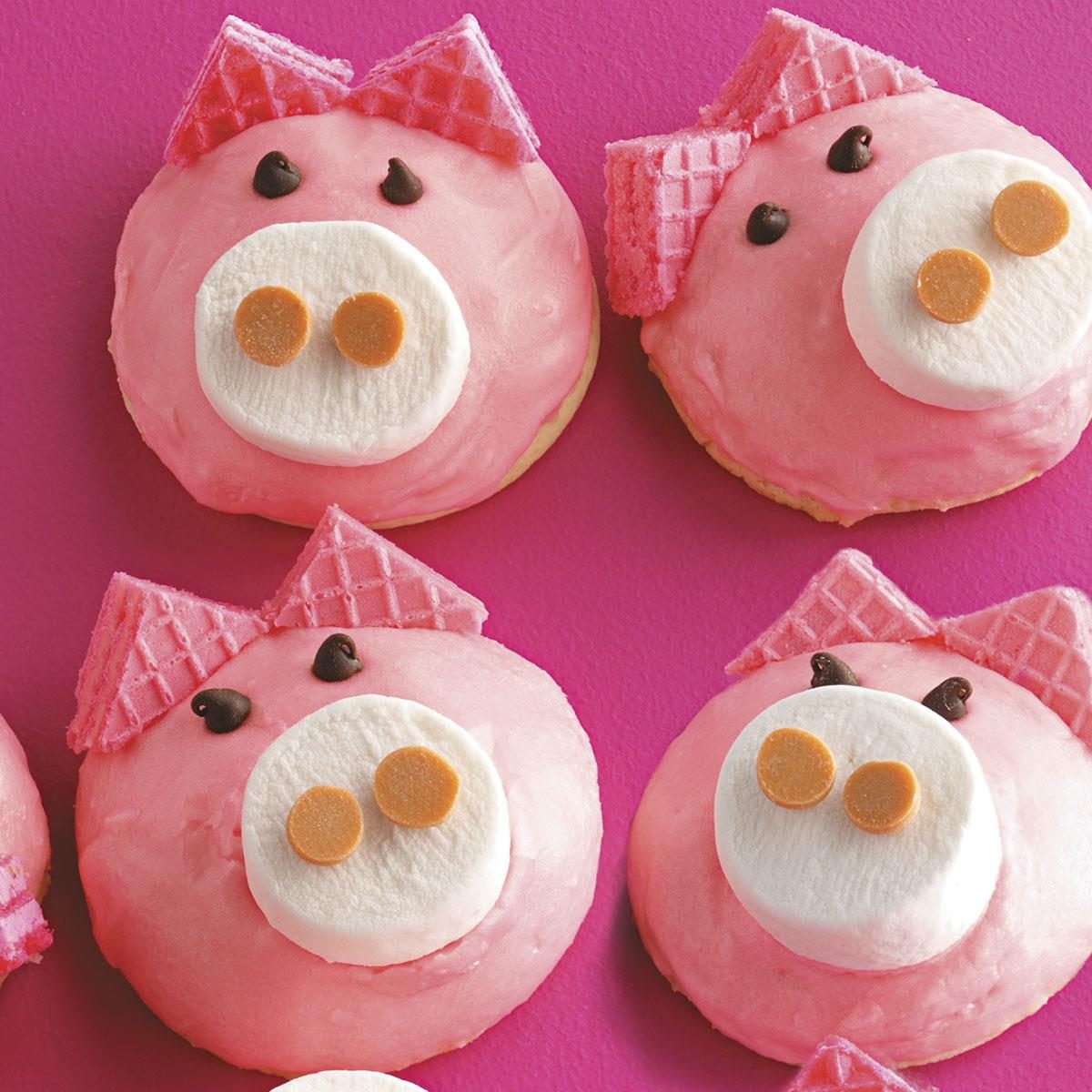 Cute Pig Cookies