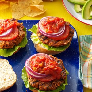 Black Bean Chip & Dip Burgers