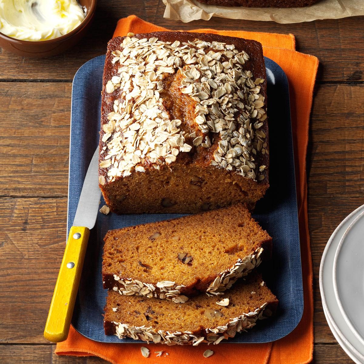 New England Pumpkin-Walnut Bread