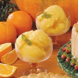 Refreshing Orange Ice