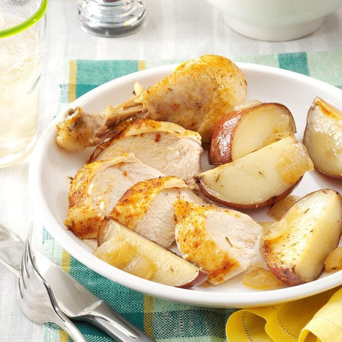 Peppery Chicken with Potatoes