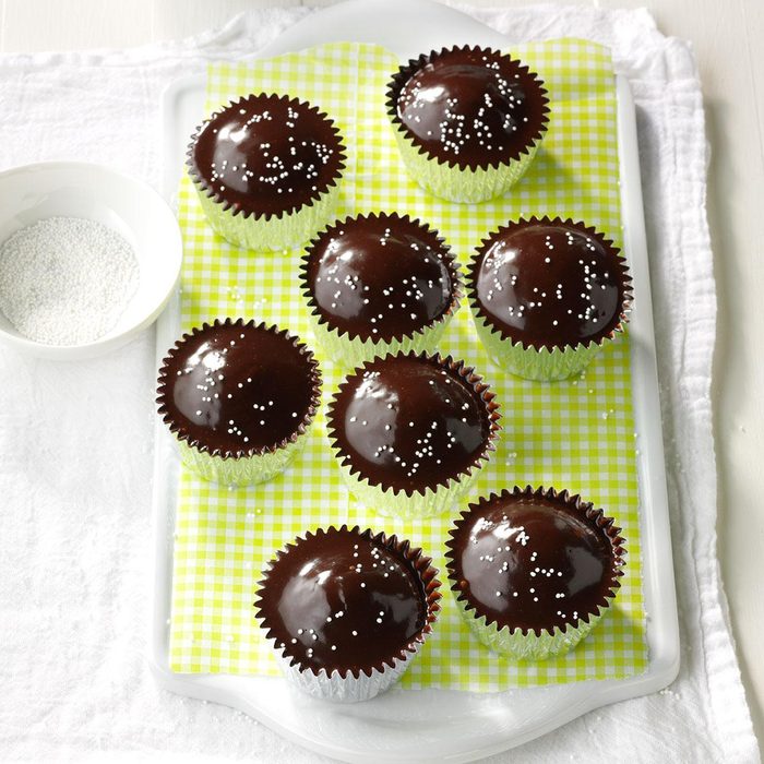 Chocolate-Glazed Cupcakes