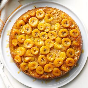 Banana Skillet Upside-Down Cake