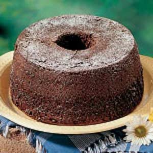 Chocolate Chiffon Cake Ring