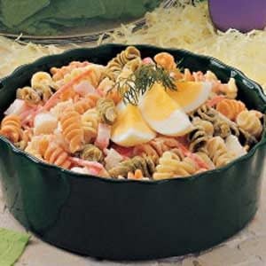 Pasta Crab Egg Salad
