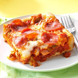 Quick & Easy Deep Dish Pizza