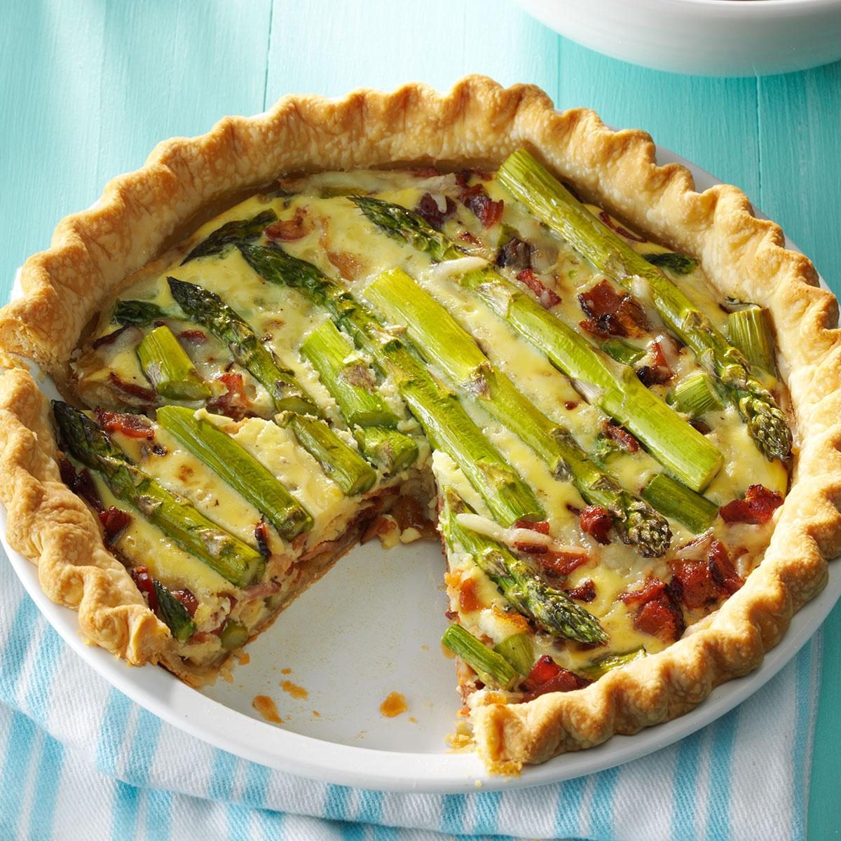 Day 30: Asparagus Swiss Quiche