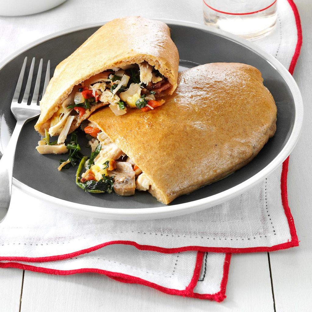 Loaded Chicken & Gouda Calzones