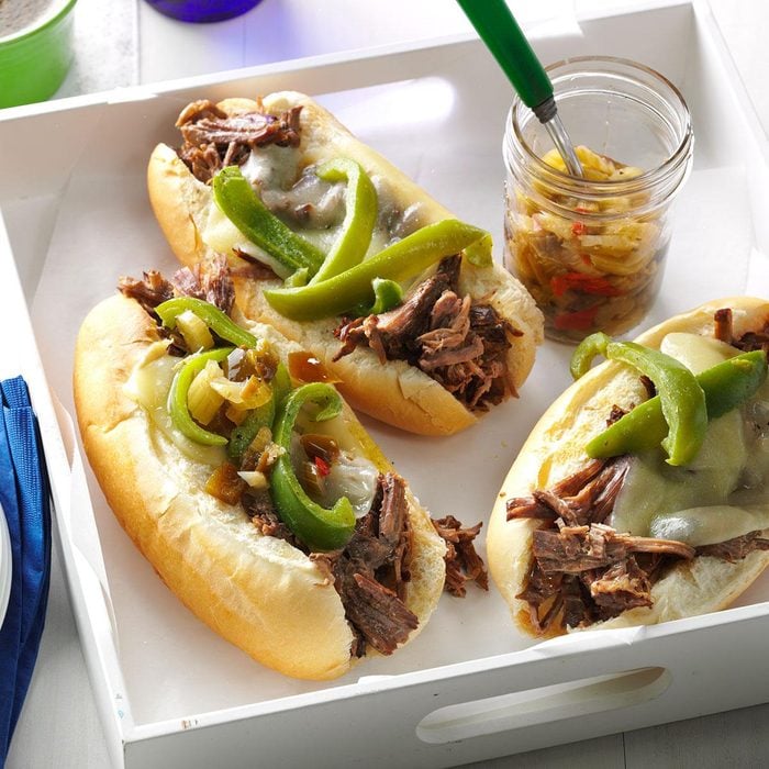 Day 18: Slow Cooker Italian Beef Sandwiches