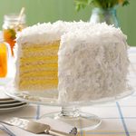 Six-Layer Coconut Cake with Lemon Filling