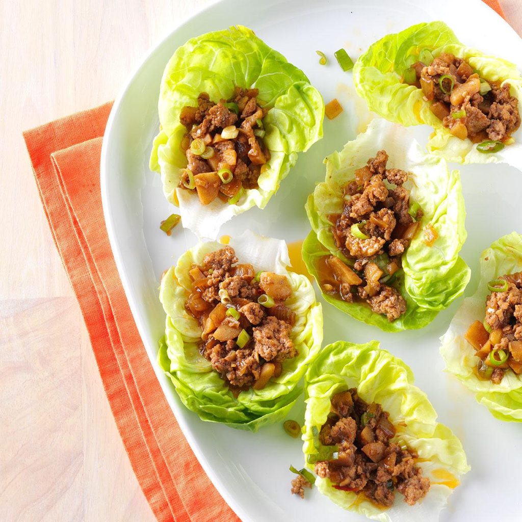 Ginger Pork Lettuce Wraps