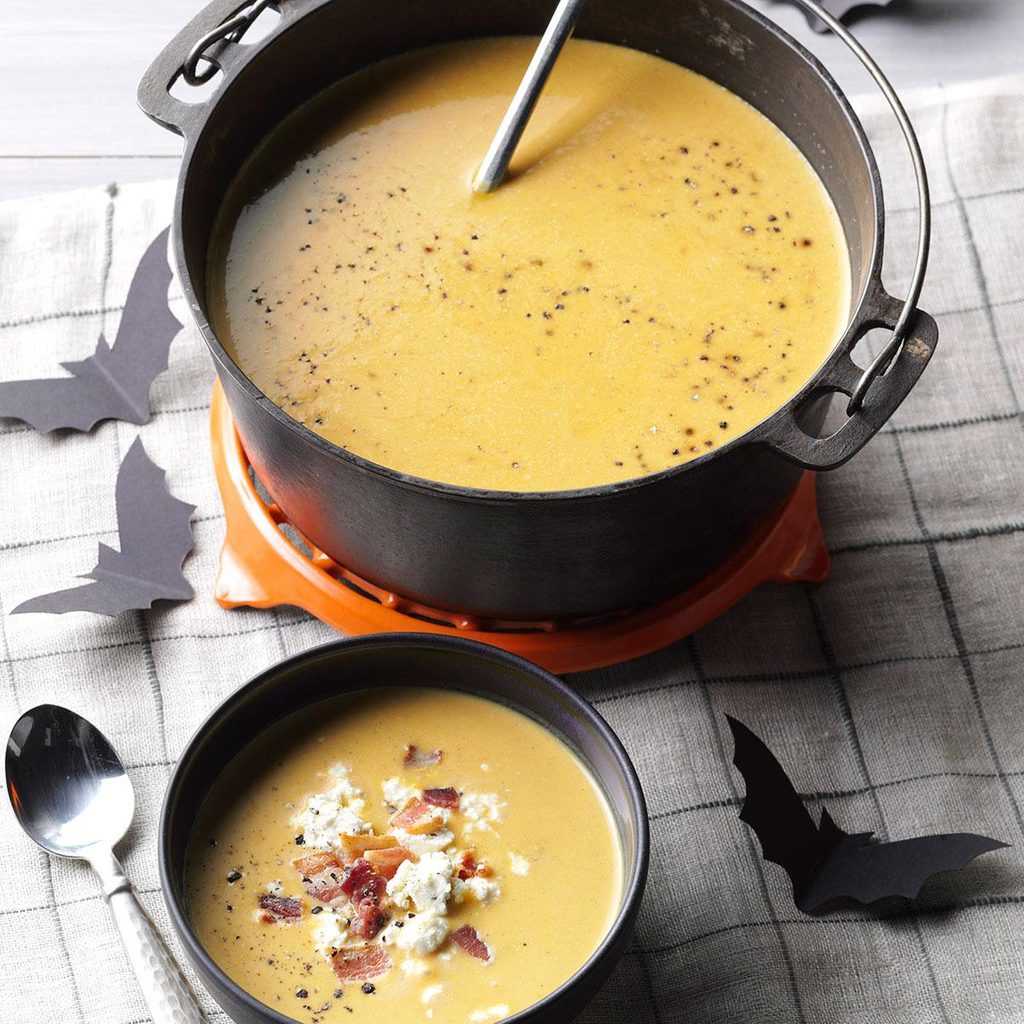 Anti-Vampire Potion (Butternut Squash & Garlic Soup)