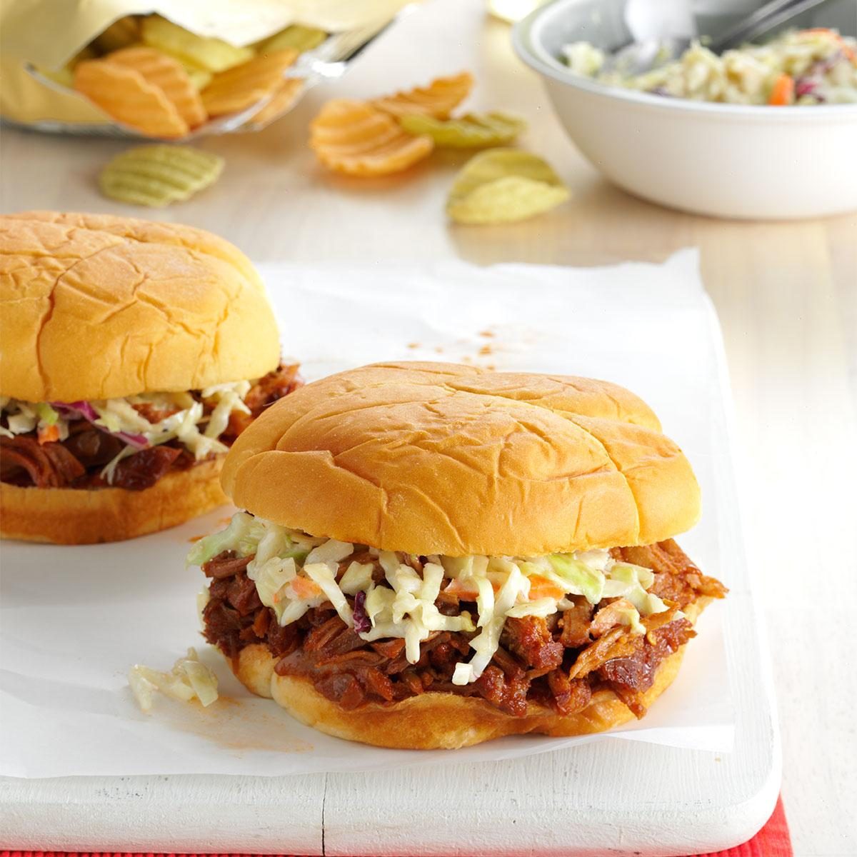 Slow Cooker Sweet & Spicy Pulled Pork