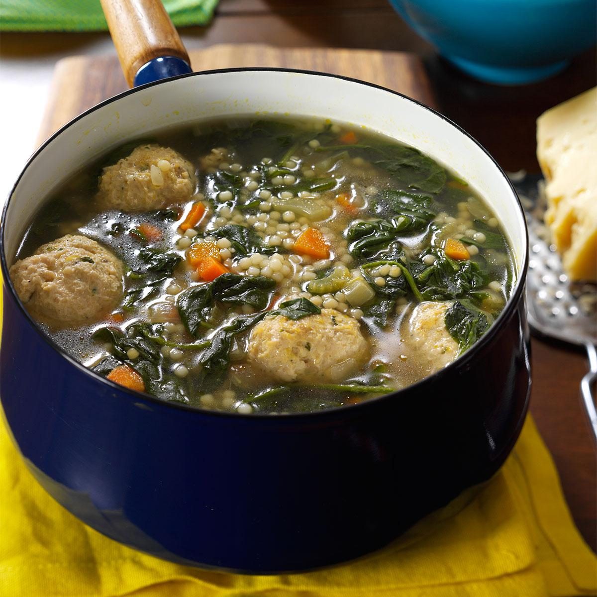 Italian Wedding Soup - The Country Cook