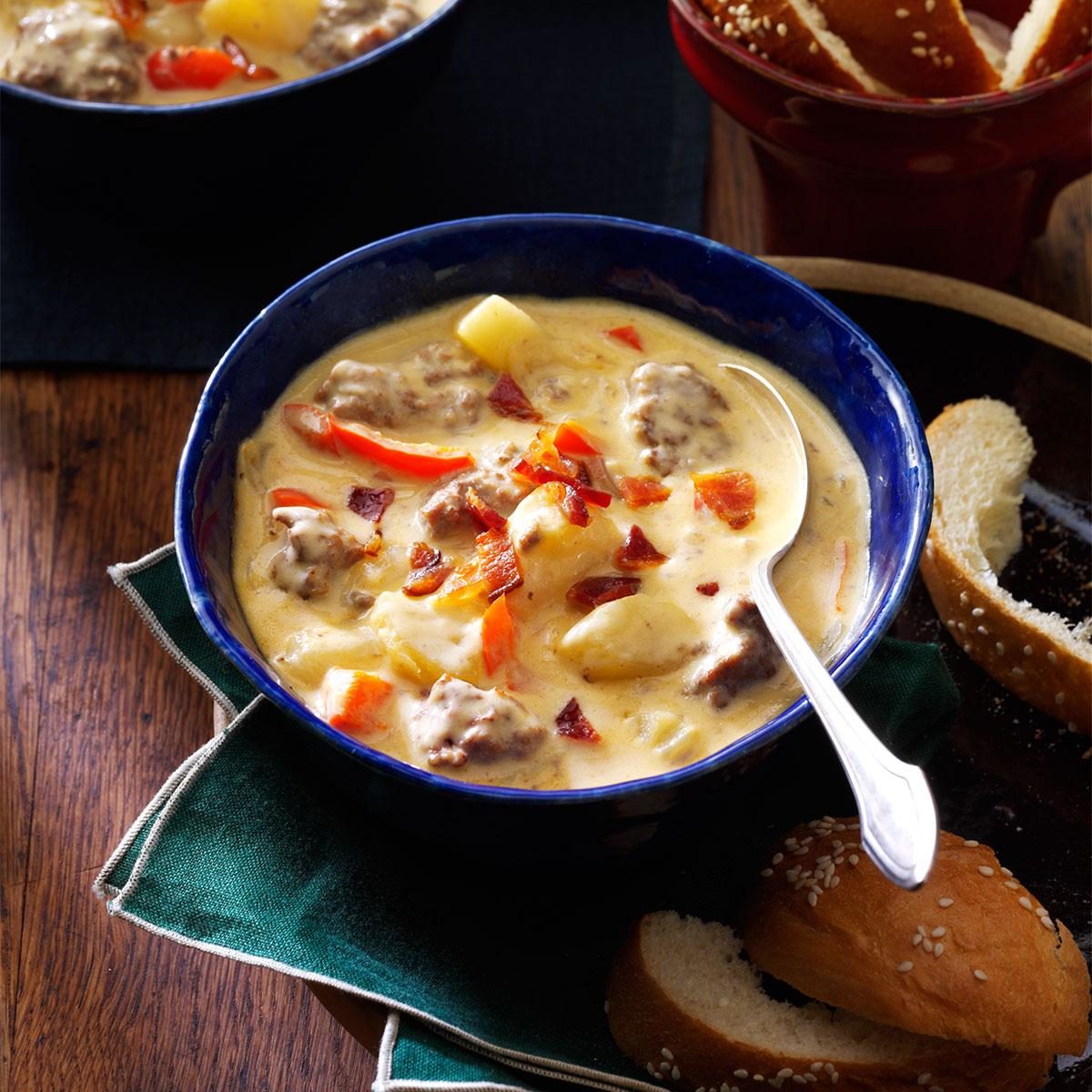 Bacon-Cheeseburger Chowder