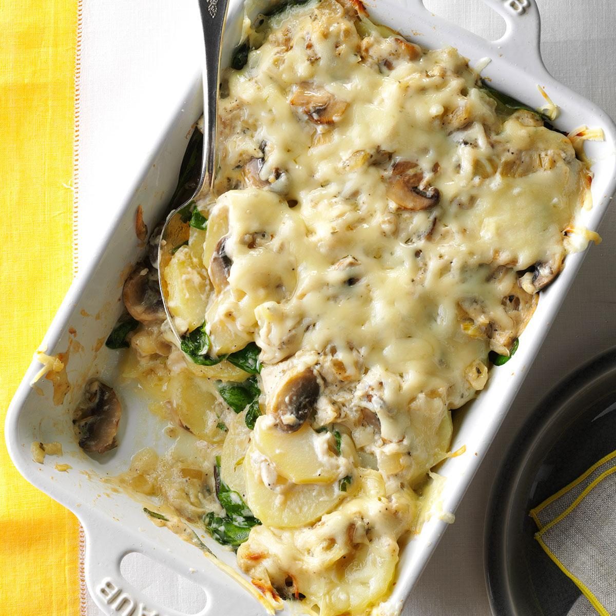 Scalloped Potatoes with Mushrooms