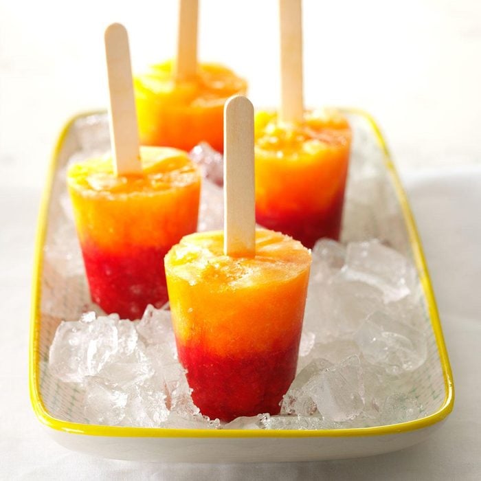 Strawberry-Citrus Freezer Pops