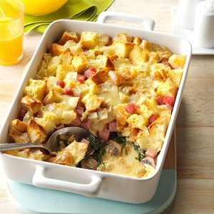 Ham & Brie Strata