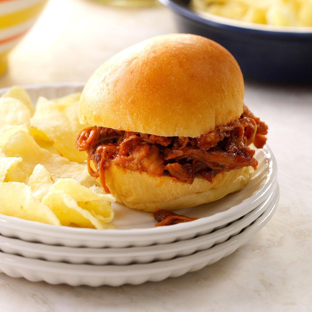 Sweet & Smoky Pulled Pork Sandwiches