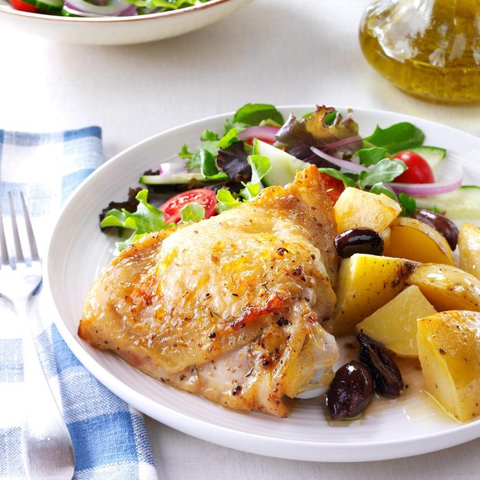 Greek-Style Lemon-Garlic Chicken