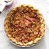 Plum & Hazelnut Pie