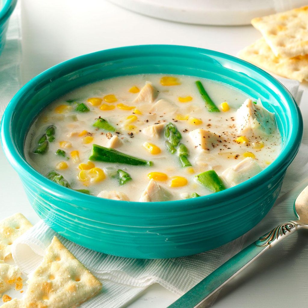 Chicken, Asparagus & Corn Chowder