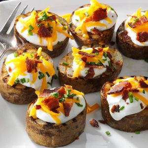 Grilled Loaded Potato Rounds