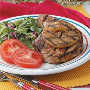 Grilled Pineapple Pork Chops