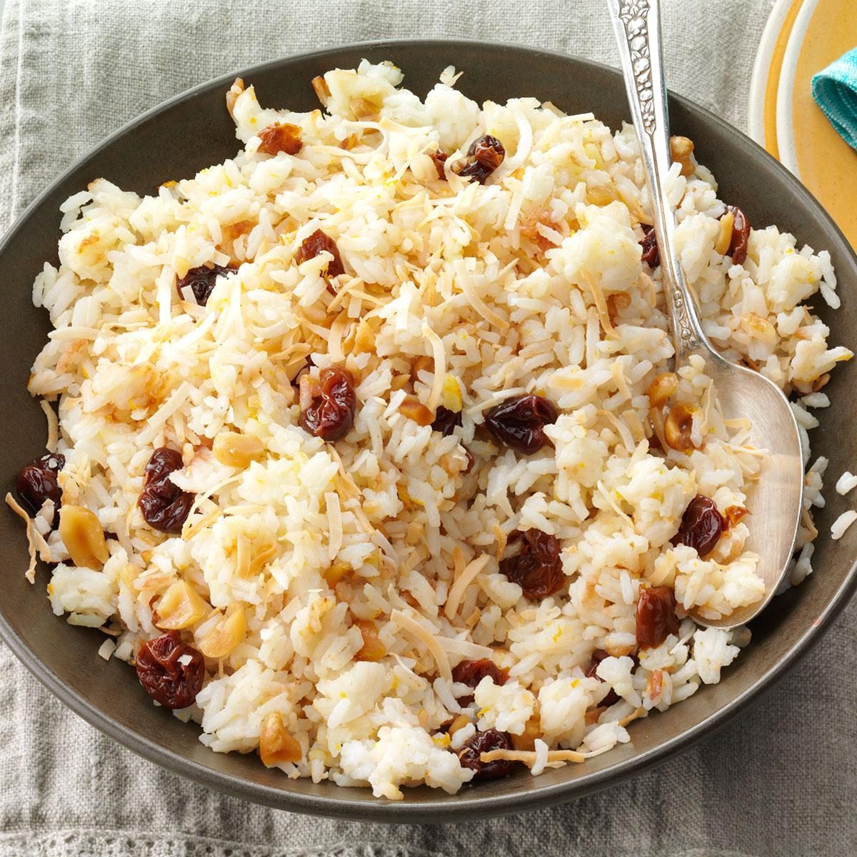 Jasmine Rice with Coconut & Cherries