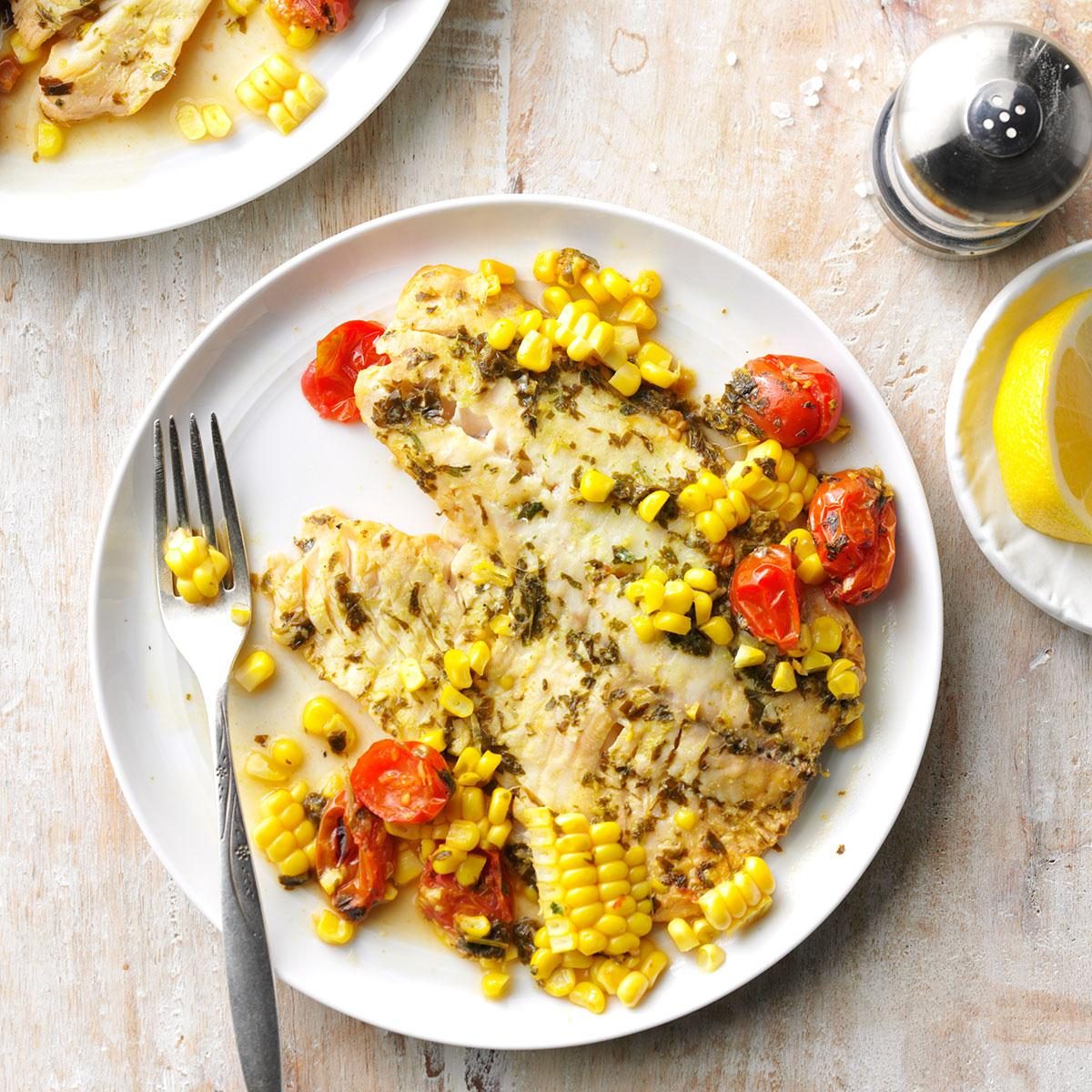 Day 7 Dinner: Tomato-Herb Grilled Tilapia