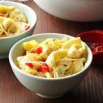 Tortellini Salad with Artichokes & Sweet Peppers