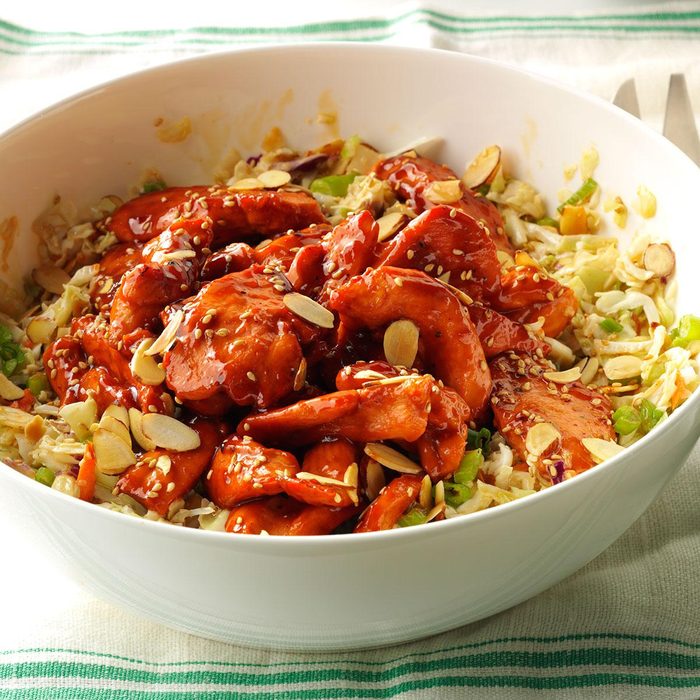 Asian Barbecue Chicken Slaw