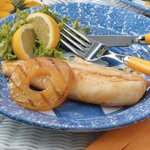 Pineapple-Glazed Fish