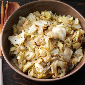 Roasted Cabbage & Onions