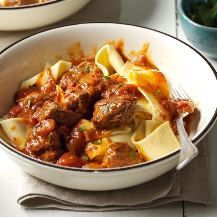 Beef Paprikash with Fire-Roasted Tomatoes