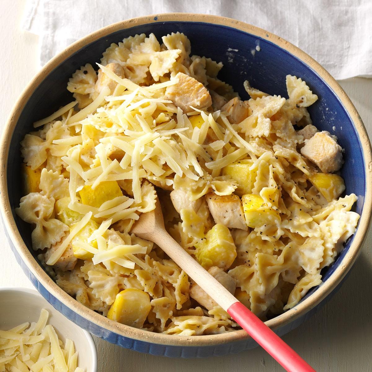 Parmesan Bow Tie Pasta with Chicken