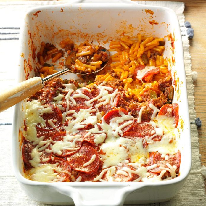 Pizza Macaroni Bake