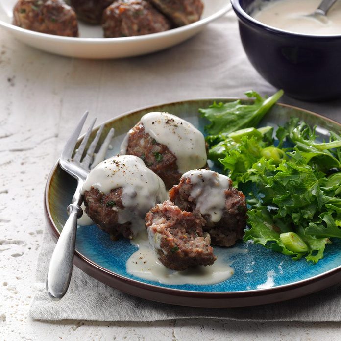 Danish Meatballs with Pan Gravy