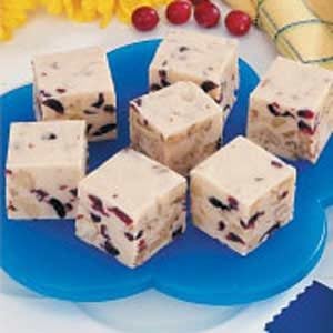 Cranberry Walnut White Fudge