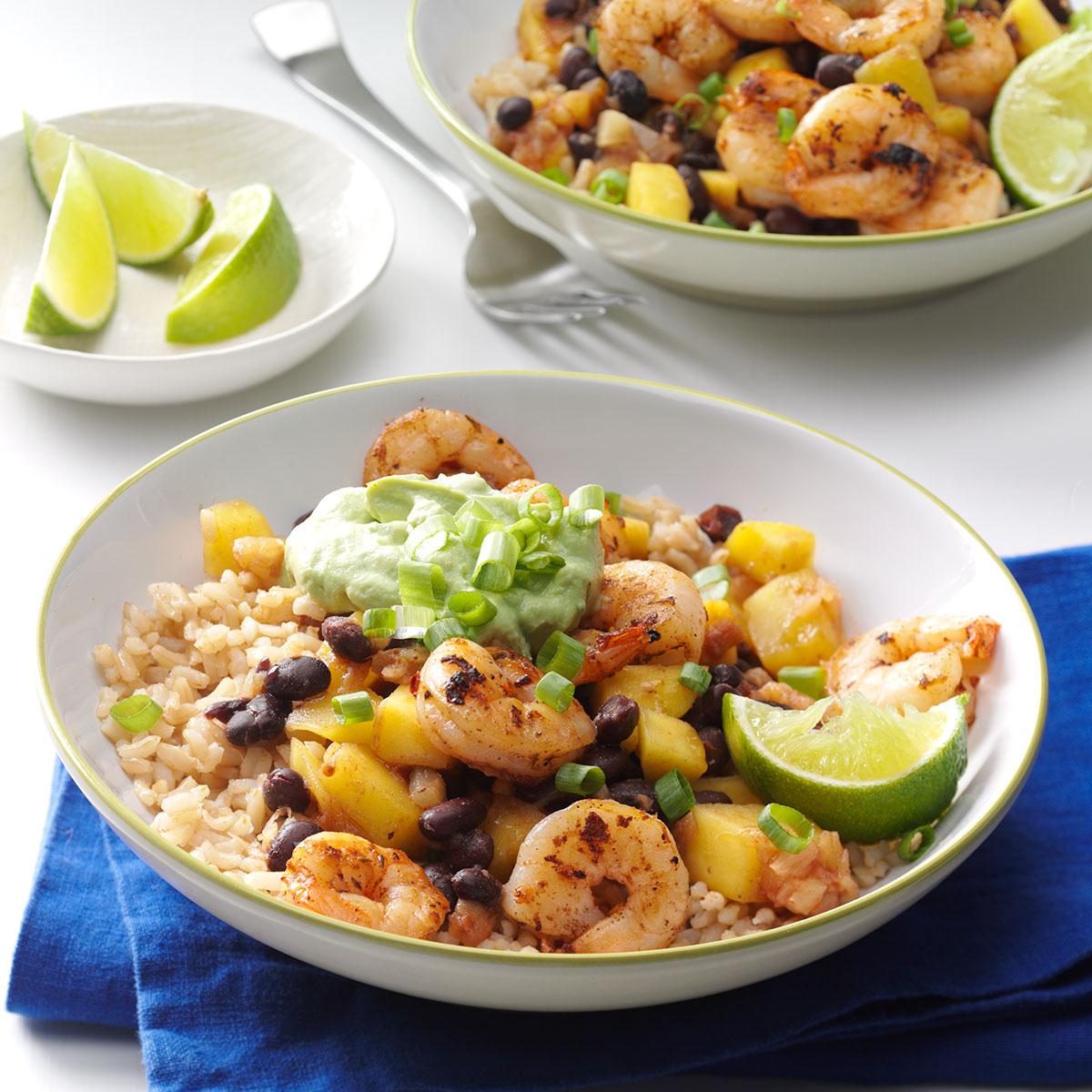 Caribbean Shrimp & Rice Bowl